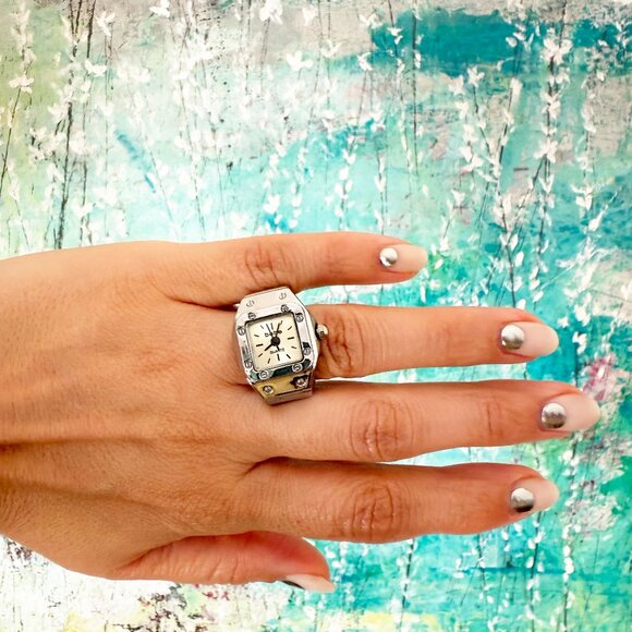 Bebe Adjustable Watch Ring - Picture 1 of 4